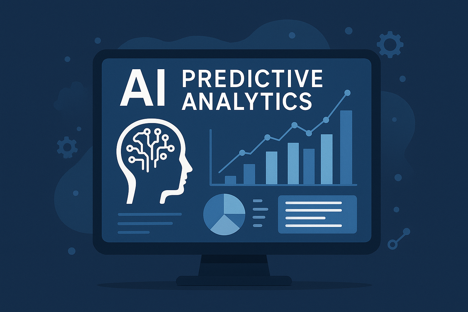 Sistema de inteligencia artificial empresarial con analytics y machine learning